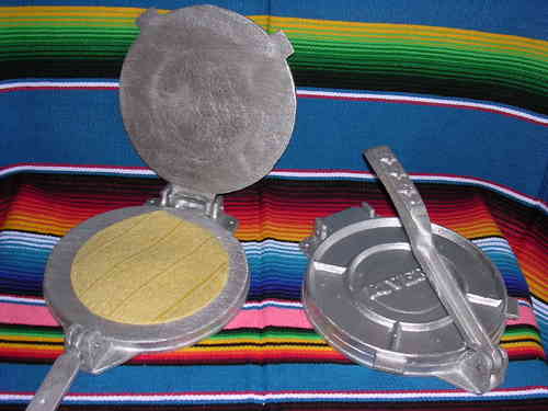 Tortilla press for your homemade tortillas