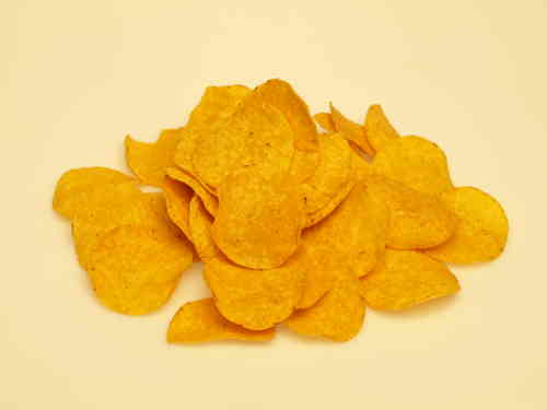 Tortilla Chip, redonda con sal, 450 g.