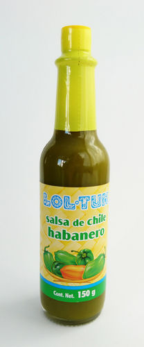 Salsa de chile habanero, green, 140 g